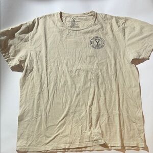 Yellowstone Dutton Ranch Montana Est. 1886 Cream T-Shirt